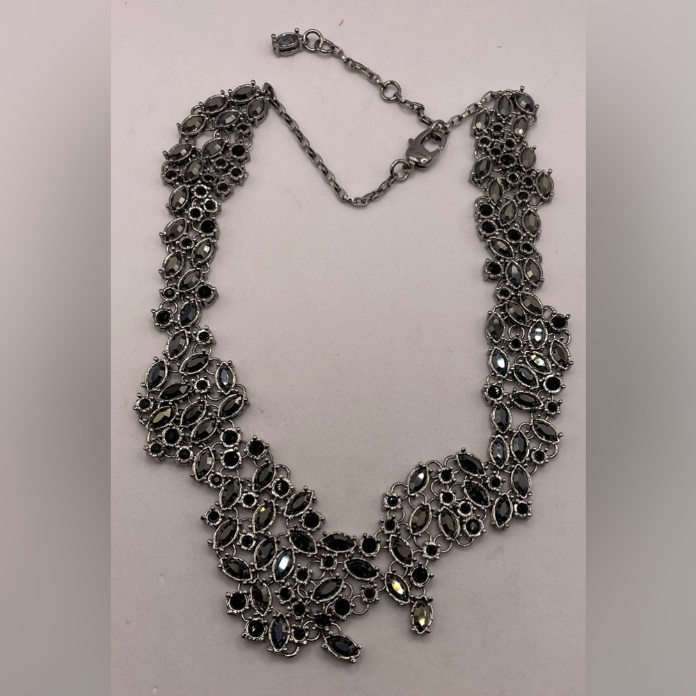Rare Couture ST JOHN Signed Crystal Collar Necklace Stunning Statement Runway - Picture 10 of 13